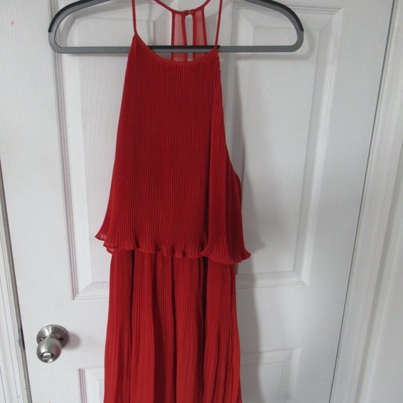 Dolce Vita Pleated Chiffon Dress size M - Picture 4 of 4